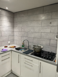 Photo de galerie - Pose plant de travail & pose faïence 