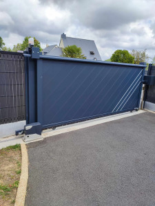 Photo de galerie - Branchement motorisation de portail 
