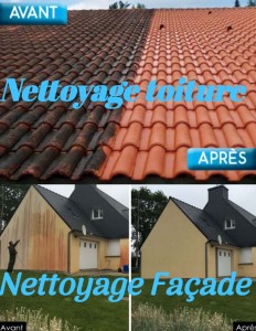 Photo de galerie - Nettoyage façade nettoyage toiture 