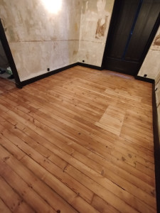 Photo de galerie - Pose de parquet - Revêtement de sol