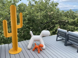 Photo de galerie - Cactus en acier de 1m80 de haut