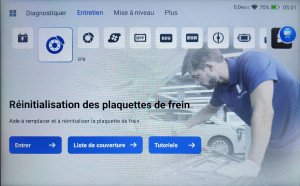 Photo de galerie - Réinitialisation des plaquettes de frein 