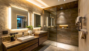 Photo de galerie - Etude et Travaux en éclairage intérieur et extérieur (Cuisine, salle de bain, jardin, piscine, façade...)
