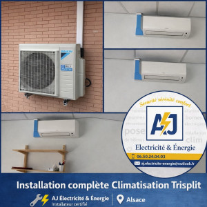 Photo de galerie - De l’étude, l’installation à la mise en service climatisation Dainkin  