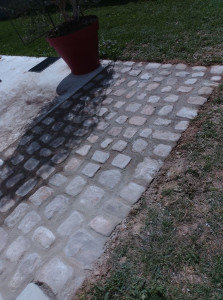 Photo de galerie - Pose pavé nantais 
