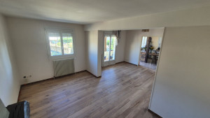 Photo de galerie - Pose de parquet massif en chêne 
