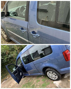 Photo de galerie - Nettoyage de cette utilitaire pour personne à mobilité réduite.