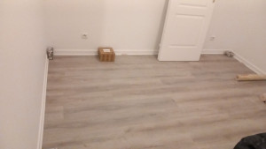 Photo de galerie - Realisation une maison de 3 pièces en parquet flottant 