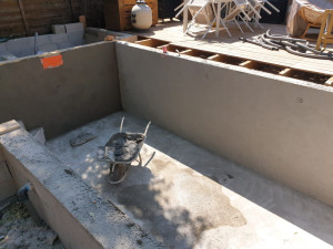 Photo de galerie - L'enduit une piscine. 