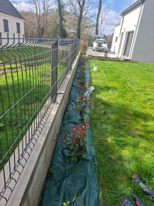 Photo de galerie - Cloture grillage rigide 