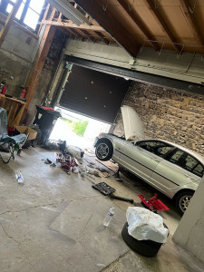 Photo de galerie - Remplacement de l’embrayage sur cette bmw 323i e46