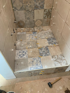 Photo de galerie - Carrelage douche 