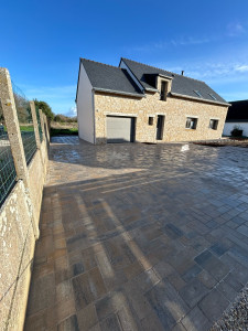 Photo de galerie - Pavage entrée de maison 