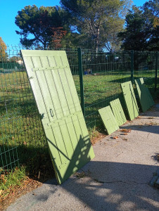 Photo de galerie - Réparation et peinture volets 
