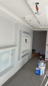 Photo de galerie - Réalisation d’un plafond déco à la demande du client 