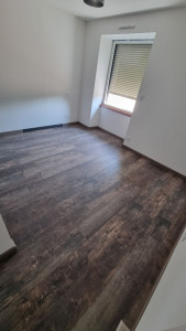 Photo de galerie - Pose de 120 m2 de parquet flottant dans 3 chambres+mezzanine 