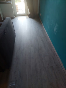 Photo de galerie - Réalisation de pose de parquet. 