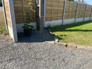 Photo de galerie - Pose de clôture 