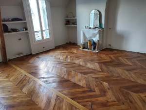 Photo de galerie - Pose de parquet - Revêtement de sol