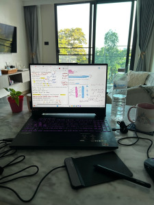 Photo de galerie - Preparatif d’un cours de 1er spé maths - probabilité conditionnelle