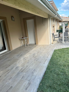 Photo de galerie - Carrelage terrasse extérieur 