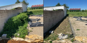 Photo de galerie - Débroussaillage terrain 