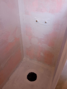 Photo de galerie - Création d'une douche à l'italienne et 