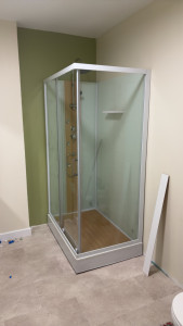 Photo de galerie - Pose cabine de douche 