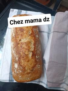 Photo de galerie - Pain de mie au levain et farine complete