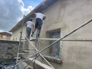 Photo de galerie - Réparation façade, plus Crepis