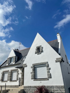 Photo de galerie - Ravalement + Nettoyage de la toiture + protection d’un anti-mousse