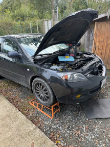 Photo de galerie - Changement d'huile moteur