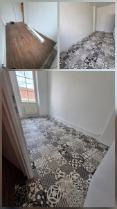 Photo de galerie - Pose de lino 