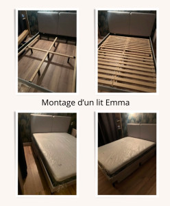 Photo de galerie - Montage lit Emma 