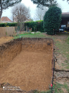 Photo de galerie - Terrassement pour piscine