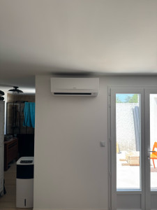 Photo de galerie - Installation climatisation Daikin 