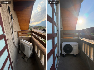 Photo de galerie - Remplacement d’une pompe à chaleur HS 