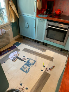 Photo de galerie - Pose de parquet - Revêtement de sol