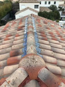 Photo de galerie - Pose de faîtage à sec