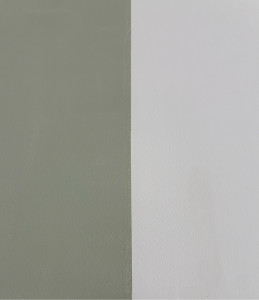Photo de galerie - Démarcation du blanc et couleur fais à l’acrylique 