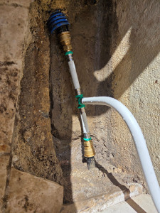 Photo de galerie - Réparation d'urgence sur un regard après compteur 