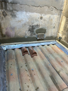 Photo de galerie - Pose de solin d’étanchéité