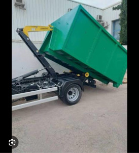 Photo de galerie - Benne 10 m³ pour tout type de déchets. 
