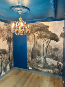 Photo de galerie - Pose papier peint panoramique 