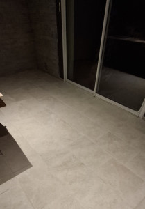 Photo de galerie - Pose de carrelage 40x60 en décalage 20cm