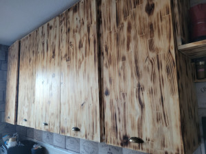 Photo de galerie - Meuble de cuisine entièrement construit en bois