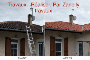 Photo de galerie - Nettoyage toiture et traitement 