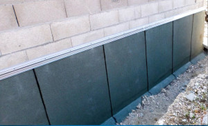 Photo de galerie - Étanchéité, mur, intérêt, rouleau, jardin avec mise en place de baguette, solin, finition joint mastic