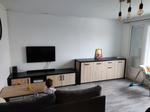 Photo de galerie - Montage différents meubles en kit 
buffet et meuble télé 