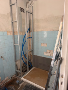 Photo de galerie - Réhabilitation baignoire receveur